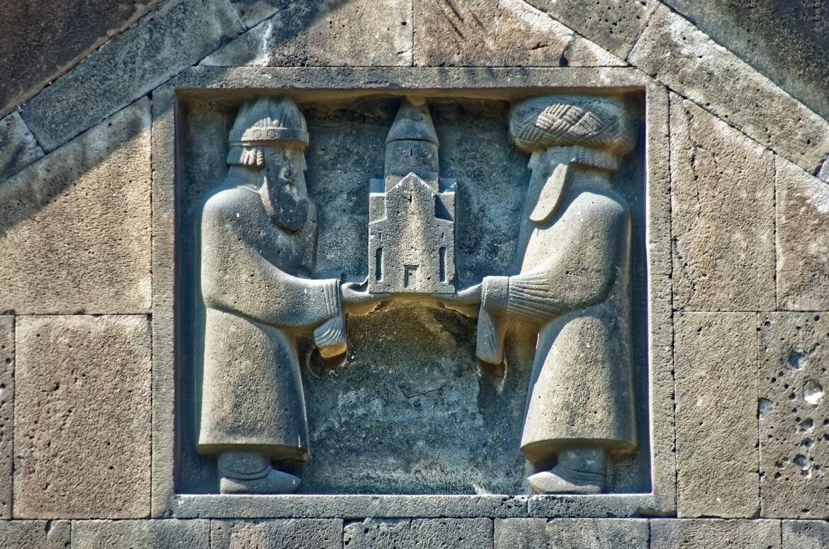 Armenia, bassorilievo del Monastero di Haghpat